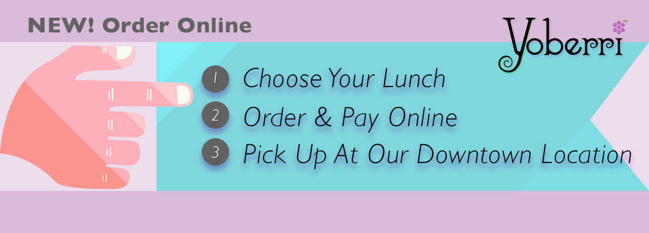 Order your lunch online and pick up downtown